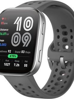 Amazfit Bip 6 Smart Watch 46mm, 14 Day Battery, 1.97" AMOLED Display, GPS & Free Maps, AI, Bluetooth Call & Text, Health, Fitness & Sleep Tracker, 140+ Workout Modes, 5 ATM Water-Resistance