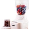 Geepas GSB5409 250W 2 in 1 Multifunctional Blender | Stainless Steel Blades, 4 Speed Control with Pulse | 1.5L Jar, Over Heat Protection| Ice Crusher, Chopper, Coffee Grinder & Smoothie Maker