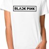Black Pink Unisex Round Neck T-Shirt