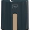Impex 4.5L Mechanical Air Fryer AF 4305A, 1200W Oil-Free Hot Air Fryer, Adjustable Temperature & 60-Min Timer, Non-Stick Large Capacity Basket, Overheat Protection, Cyclonic Airflow Cool-Touch Handle