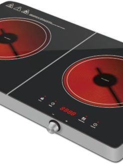Prestige Double Infrared Cooker 2800W | Touch and Knob control Induction Cooker with Over Heat Protection | Induction cooker 2 burner PR81536