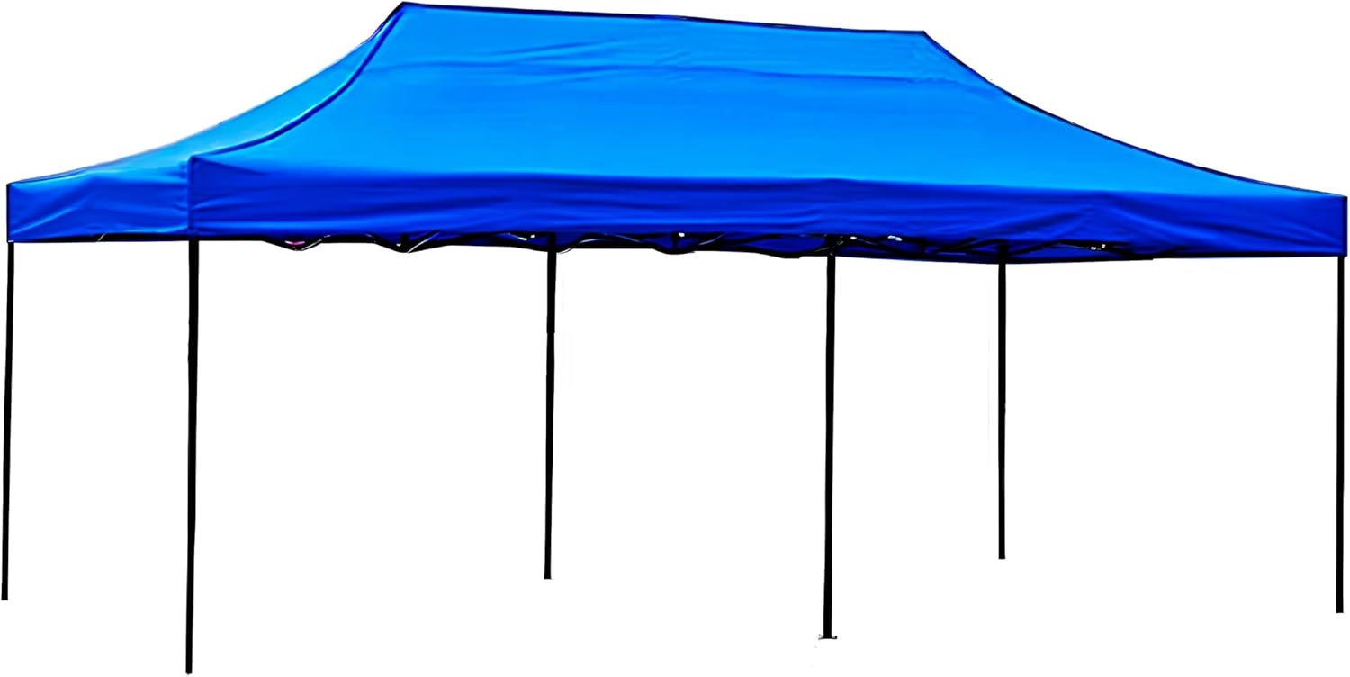 Outdoor Waterproof Tent 3M x 6M in Red and Blue Color Heavy Duty Canopy for Events Parties Camping Weddings Markets UV Resistant Gazebo Shelter with Easy Setup
