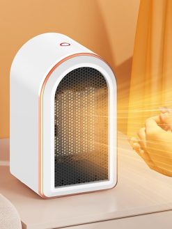 VElae Space Heater Electric Heating Fan Portable Electric with Thermostat, 1200W Safe and Quiet Ceramic Heater Fan, Heat Up 150 Square Feet for Office Room Desk Indoor Use