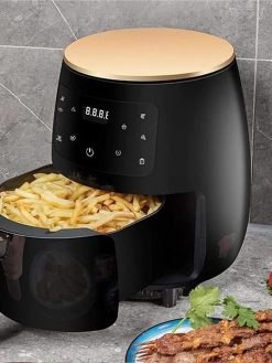 Silver Crest Multifunctional Digital Touch Air Fryer 6L 2400W Black