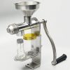 ADORZ Manual Oil Press Machine, 304 Stainless Steel Hand Press Oil Expeller, Non-automatic Hot and Cold Oil Press for Peanut, Nuts Seed, Seed,Sesame Seed, Walnut, Olive, Soy Etc