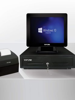 OSCAR Value Your Business Point of Sale POS System Core i5 / 4GB RAM / 128 SSD | 15" Touchscreen POS Terminal + Thermal Receipt Printer 80mm + Cash Register Drawer 5Notes 8Coins (Without POS Software)