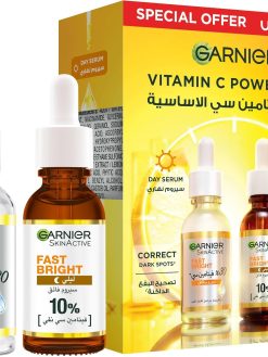 Garnier Fast Bright Day Face Serum and Night Serum Face Serum Duo