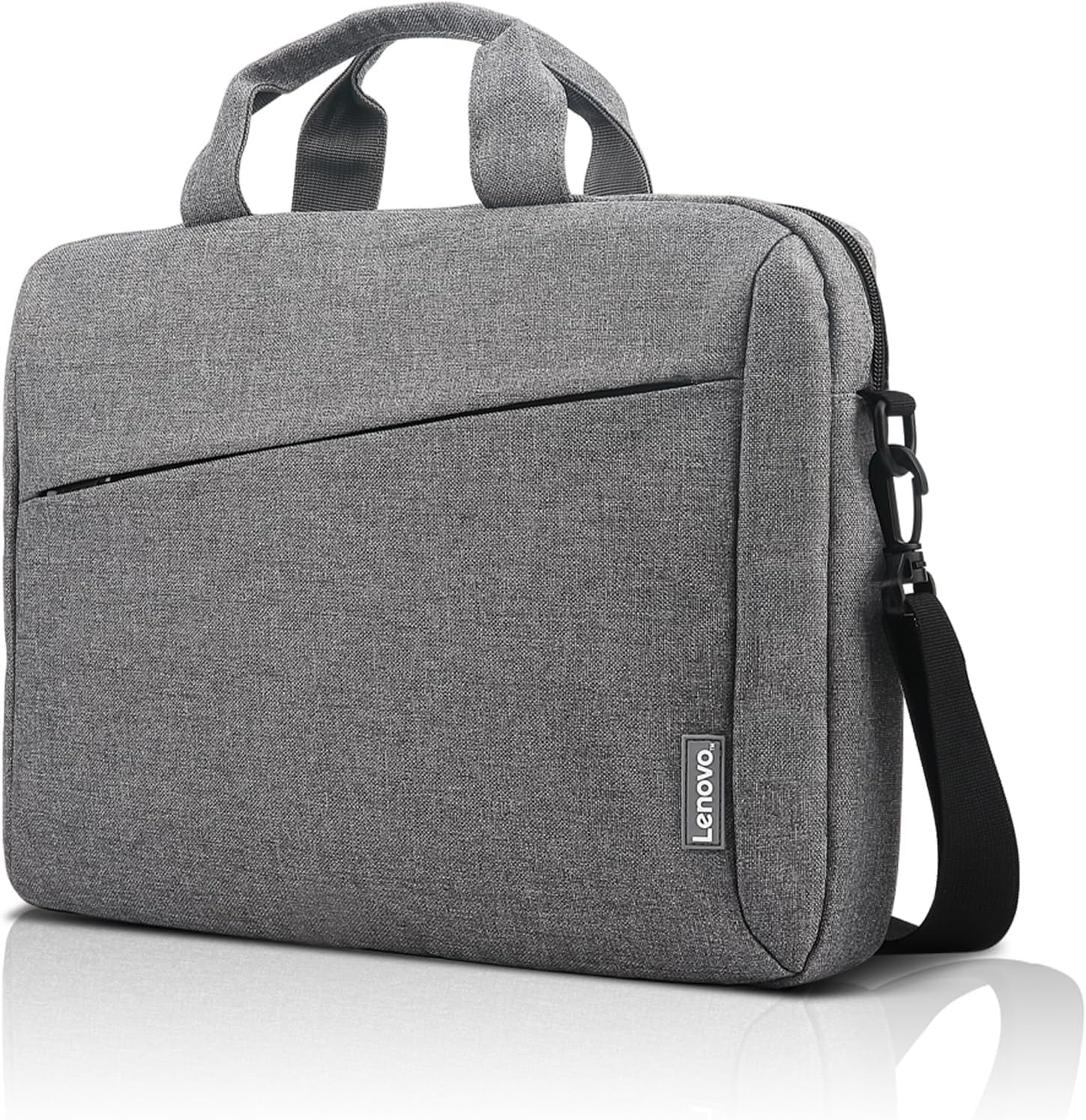 Lenovo Laptop Carrying Case T210, Fits For 15.6-Inch And Tablet, Sleek Design, Durable Water-Repellent Fabric, Business Casual Or School, Gx40Q17231 - Grey (Upgraded)