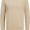JACK & JONES mens JJEATLAS KNIT CREW NECK NOOS Pullover (pack of 1)