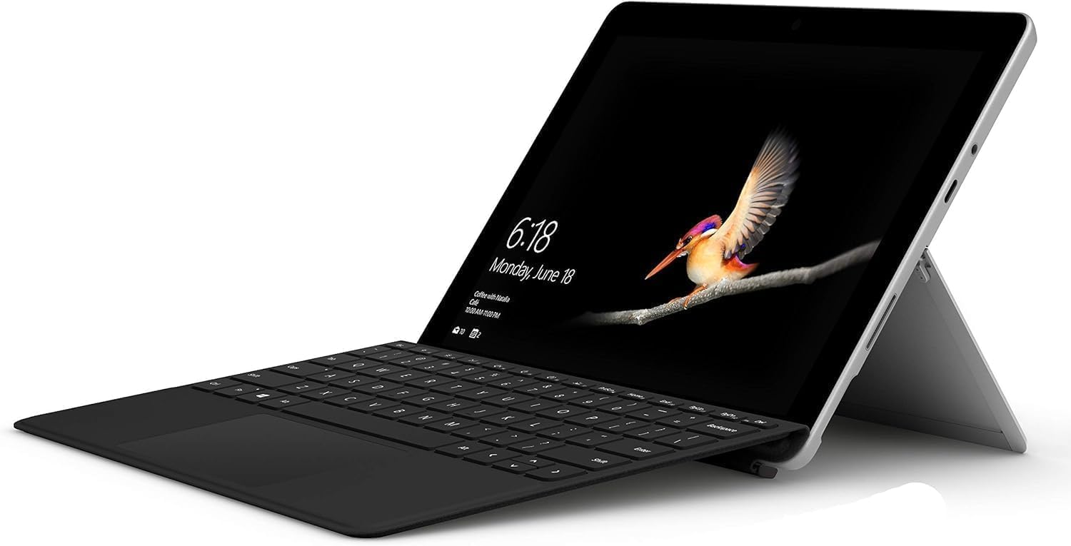 MICR0SOFT Surface Go | 4GB Ram, 64GB SSD | Intel Pentium Gold | 10-inch Touchscree With Charger and Keyboard For Microsoft Surface Tablet (Renewed)