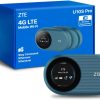 ZTE U10S Pro Blue, 4G+LTE Mobile Wi-Fi 6, Unlocked Cost-Effective Portable Travel Router, Connects 32 Devices, 3000 mAh, 10 Hours Battery Life, Runs on All Worldwide Networks