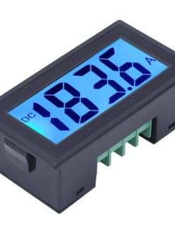 Walfront LCD Voltmeter DC Digital Voltage Meter Tester AC100-240V YB5135DB Voltmeter Panel with Blue Backlight(DC 0-200V)