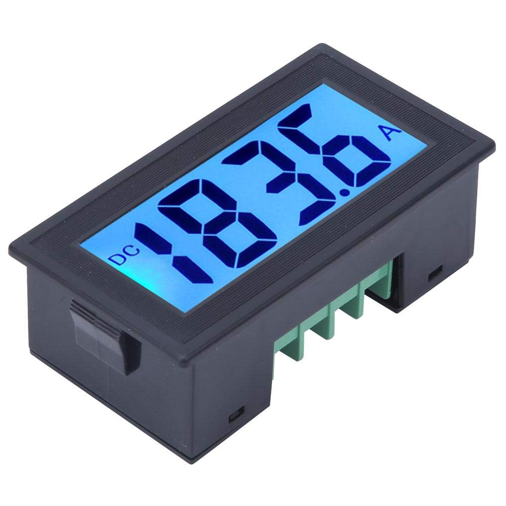 Walfront LCD Voltmeter DC Digital Voltage Meter Tester AC100-240V YB5135DB Voltmeter Panel with Blue Backlight(DC 0-200V)