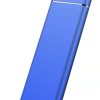 2TB External Hard Drive Large Capacity Ultra Slim Portable Hard Shockproof Anti-Drop Drive External USB3.1 Hard Drive Storage Compatible for PC, Desktop, Laptop, Harddrive