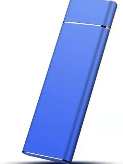 2TB External Hard Drive Large Capacity Ultra Slim Portable Hard Shockproof Anti-Drop Drive External USB3.1 Hard Drive Storage Compatible for PC, Desktop, Laptop, Harddrive