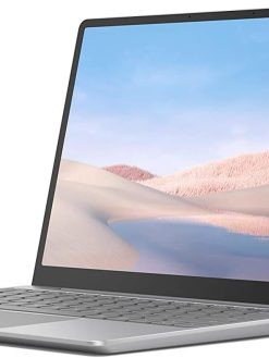 Microsoft Surface Laptop Go, Intel Core I5 1035G1, 12.4 Inch Pixel Sense Touch Display, 8Gb Ram, 128 Gb Ssd Intel Uhd Graphics, Platinum Color, Eng Arb Kb, Middle East Version Thh 00014 (Renewed)