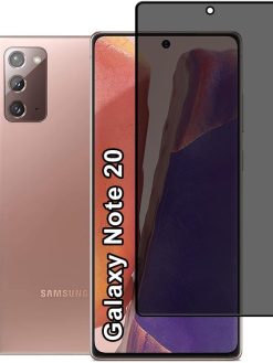 Gadget Shield Privacy Screen Protector For Samsung Galaxy Note 20 9H Hardness Anit Spy Tempered Glass Film [100% Privacy Protection], Bubble Free Easy Installation, Full Coverage And Anti Scratch