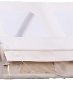 GOTENTIFY Inflatable 6-8 Person Camping Tent, Modern Style, Easy Setup with Hand Pump, Beige, 129.2sqft