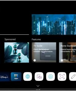 Videocon 70 Inch 4K UHD WebOs Hub Smart TV A+ Grade Panel with Magic Remote, Bluetooth, Dolby Audio and Free wall mount-2025 Model- E70ELWO1100