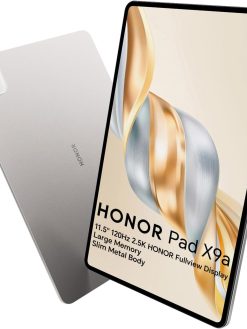 HONOR Pad X9a 6GB 128GB Tablet, 11.5 Inch 120Hz 2.5K Fullview Display, Snapdragon 685, 8300mAh Battery, Android 15, WiFi Version, Grey