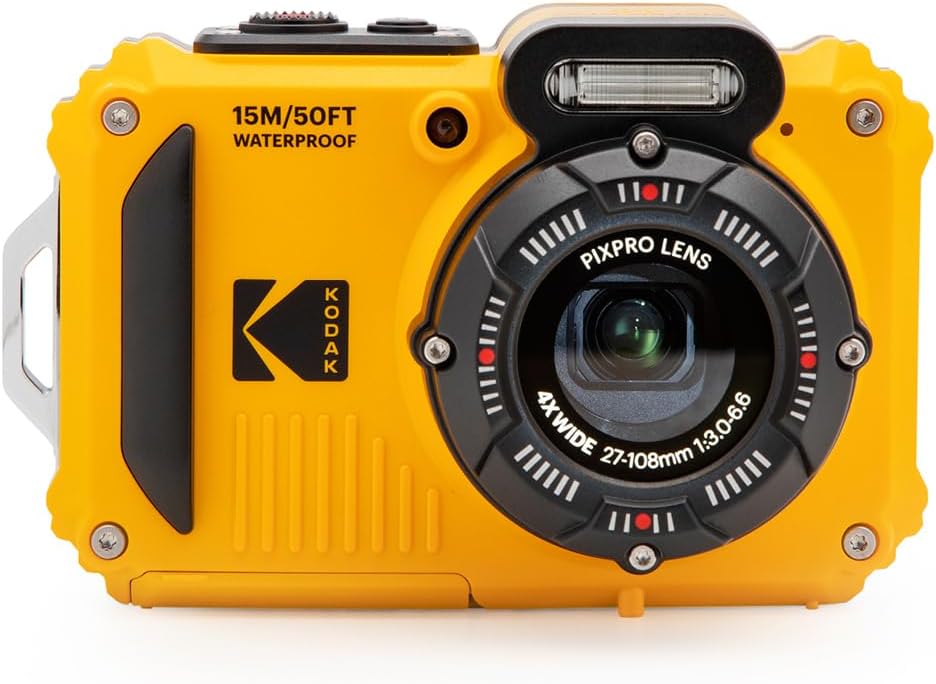 Kodak PIXPRO WPZ2 Rugged Camera 16MP 4x Zoom 2.7LCD FHD Wtprf 15m