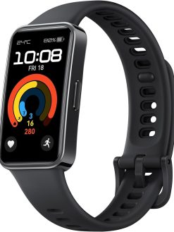 HUAWEI Band 9, Comfortable All-Day Wearing, Sleep Tracking, Fast Charging, Durable Battery, Intelligent Brightness Adjustments, 100 different workout modes, Compatible with iOS&Android, Black