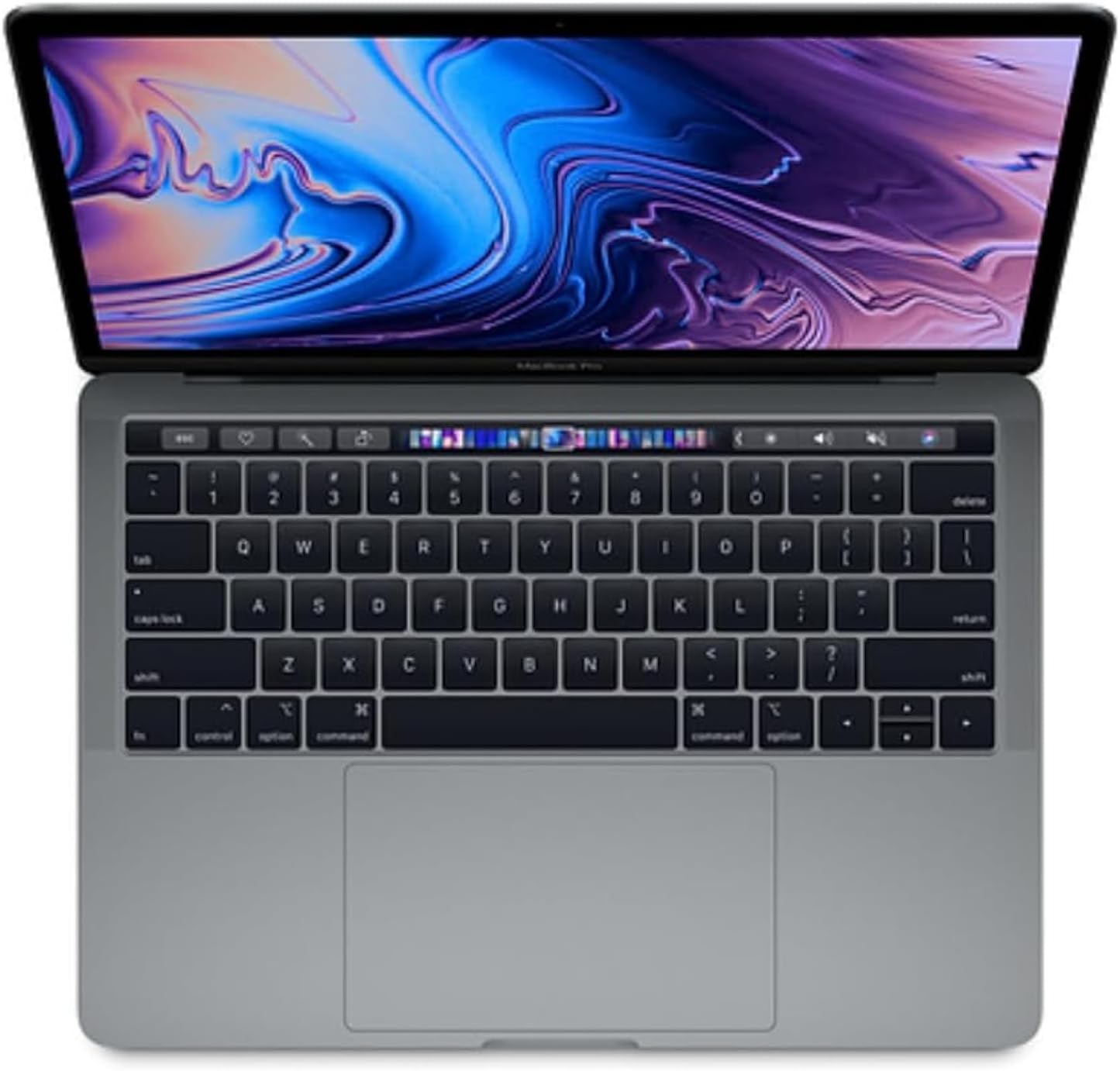 Macbook Pro A1989 (2018) Laptop With 13.3-Inch Display, Intel Core i5 Processor/8th Gen/16GB RAM/250GB SSD/1.5GB Intel Iris Plus Graphics English (Space Grey) (RENEWED)