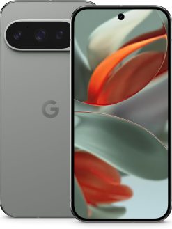 Google Pixel 9 Pro - Unlocked Android Smartphone with Gemini, Triple Rear Camera System, 24-Hour Battery, and 6.3" Super Actua Display - Hazel - 256 GB