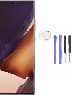 Screen Replacement for Galaxy Note 20 Ultra, 6.9 Inch Touch Panel Display Digitizer Assembly, TFT LCD Screen with Repair Toolkit (Silver)