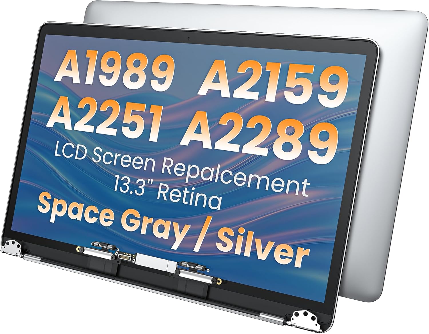 DZLQS A1989 A2159 A2251 A2289 LCD Screen Display Replacement Kit for MacBook Pro 13" Compatible with 2018-2020 Year Retina Display (Silver)