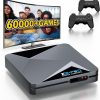 Retro Game Console Emulator Console - Super Console X2 PRO, 60000+ Video Games, Plug & Play Retroplay Console, Video Game Console Compatible 70+ Emulators, 3 Systems, 4K UHD, 2.4G + 5.0G, BT 5.0