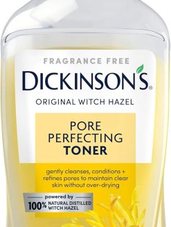 Dickinson's Original Witch Hazel Pore Perfecting Toner, 100% Natural, 16 Ounce Fragrance free