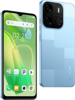 Tecno Pop 7 64+2GB, 6.6 inch Big Screen, Capri Blue