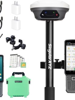 SingularXYZ E1 GNSS IMU RTK GPS Surveying Equipment Rover Receiver Rtk Gnss Handheld Collector and Survey Software, 1408 Channels, 1cm Accuracy, 5km Distance