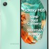 Samsung Galaxy M05 (Mint Green, 4GB RAM, 64 GB Storage) | 50MP Dual Camera | Bigger 6.7" HD+ Display | 5000mAh Battery | 25W Fast Charging | 2 Gen OS Upgrade & 4 Year Security Update | Without Charger