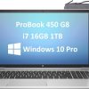 HP ProBook 450 G8 15.6" IPS FHD i7-1165G7, 16GB RAM, 1TB PCIe SSD, 2021 Intel Quad-Core Business Laptop Backlit, Type-C, RJ-45, Webcam, Windows 10 Pro, HDMI Computer Cable (Upgraded)