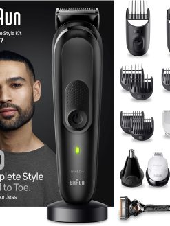 Braun MGK 7490 17 in 1 Style Kit 7 Beard, Body, Hair Multi Grooming Kit