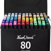 80 COLOUR Graphic pen Professional Design Art Twin Tip Marker Pen Series Graphic Pen Manga Graphic W/bag Art Twin Marker Pen drawing markers
