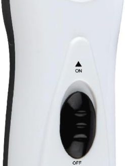 SANFORD Rechargeable Hair Clipper – Cordless, Stainless Steel Blade, High-Speed Motor, 75 Mins Run Time, 5-Level Adjustment Comb for Men (White)