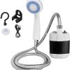 SUKILO Portable Camping Shower – Handheld Outdoor & Indoor Rechargeable Shower Pump | Electric Shower for Camping, Car Washing, Gardening, Hiking, Pet Bath, Travel | USB Charging