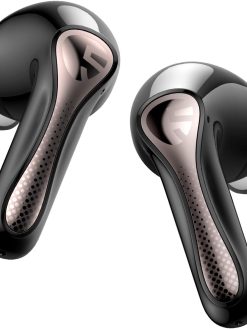 SoundPEATS Air5 Pro Wireless Earbuds with Adaptive Hybrid Noise Cancellation, Bluetooth 5.4 with Qualcomm Snapdragon Sound, 6 Mics aptX™ Lossless, LDAC LC3 Hi-Res Audio Bluetooth Earphones, 37H, APP