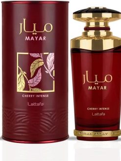 Lattafa Mayar Cherry Intense for Unisex Eau de Parfum Spray, 3.4 Ounce / 100 ml
