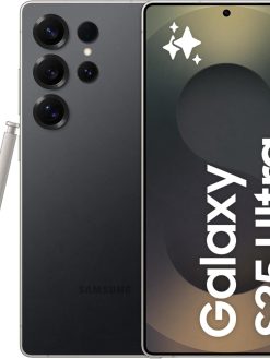 Samsung Galaxy S25 Ultra AI Phone, 256GB Storage, 12GB RAM, Titanium Black, Android Smartphone, 200MP Camera, S Pen, Long Battery Life (UAE Version)