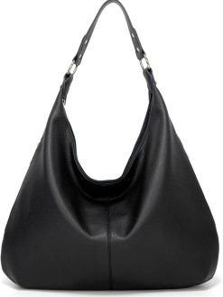 Ashioup Hobo Taschen fr Damen, weiches PU-Leder, lockere Schultertasche, Geldbrse mit Reiverschluss