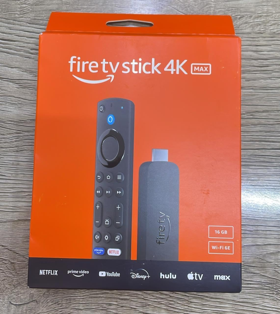 Fierr TV Stick 4K MAX NEW Version2025 vision Global Edition 16GB of storage sport (3rd Gen remote and 2gen device WI-FI 6) with Alexa Voice Remote Supports Wi-Fi