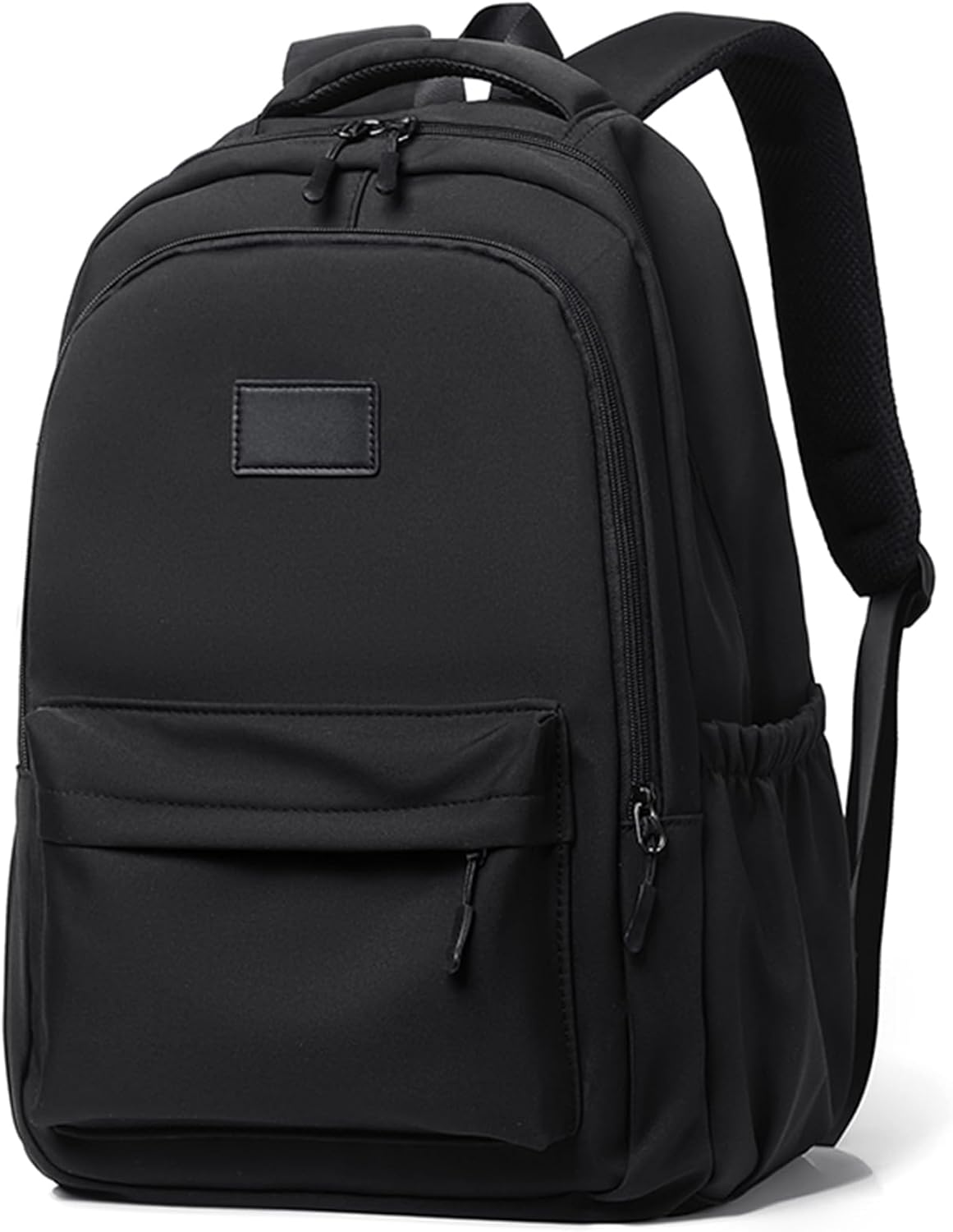 Qiccijoo Travel Laptop Backpack Computer Backpack for Women Men Business Work Backpack Durable Anti Theft College School Computer Bag Fits 17 Inch Notebook & Laptop(Black)