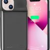 MANHA SELLER NEW POWER Battery Case for iPhone 13 mini 12 Mini, 3500mAh Portable Rechargeable Battery Pack, Extended Battery Charger Case for iPhone 13 Mini/iPhone 12 Mini