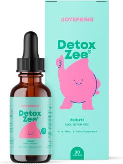JoySpring Zeolite for Kids - Zeolite Drops Kids Will Love - Berry Flavored Zeolite Kids Will Love - Fortified with Vitamin D3 - Zeolite for Urban Life, Gut Support & Speech - 30 Day Supply