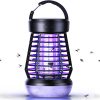 ZULY® Mosquito Killer - 2000V Grid, 2000mAh, UV 365-395nm, AI Trapping, Body Heat Sim, 4-Mode Light (White/Red/Strobe/SOS), USB-C, Portable for Indoor/Outdoor/Camping/Car, Eco-Friendly