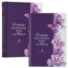 NLT Holy Bible Everyday Devotional Bible for Women New Living Translation, Purple Floral Printed